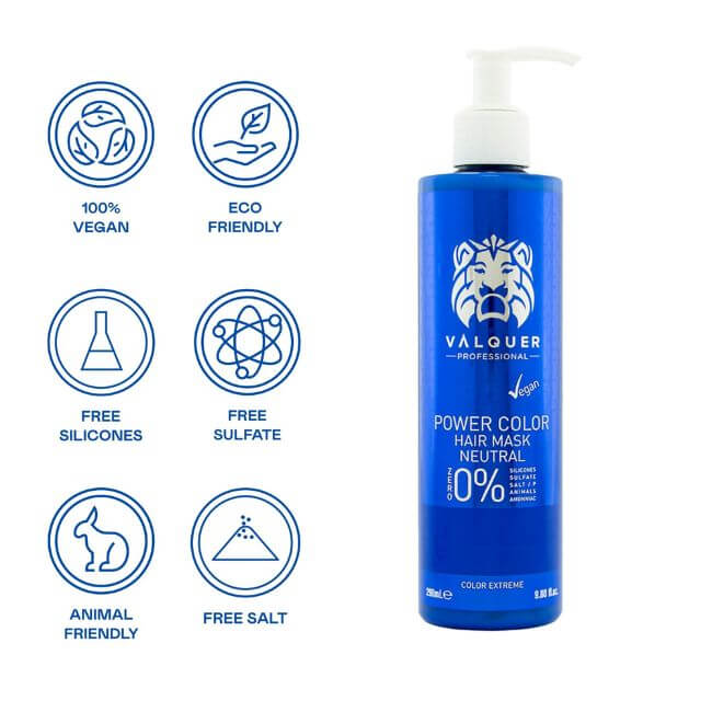 valquer laboratorios Mascarilla color Neutro - Power Color - 275 ml Envío gratis