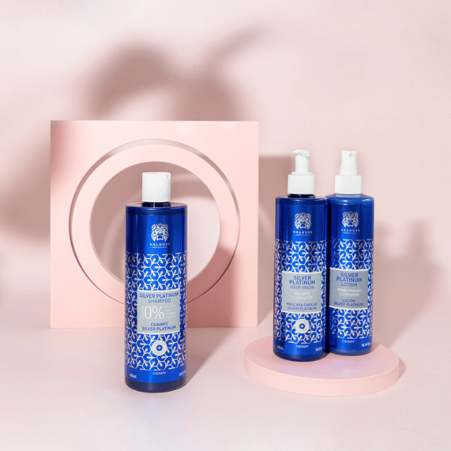 valquer laboratorios Pack Silver - Champú Mascarilla y Loción -1000 ml Precio de fábrica