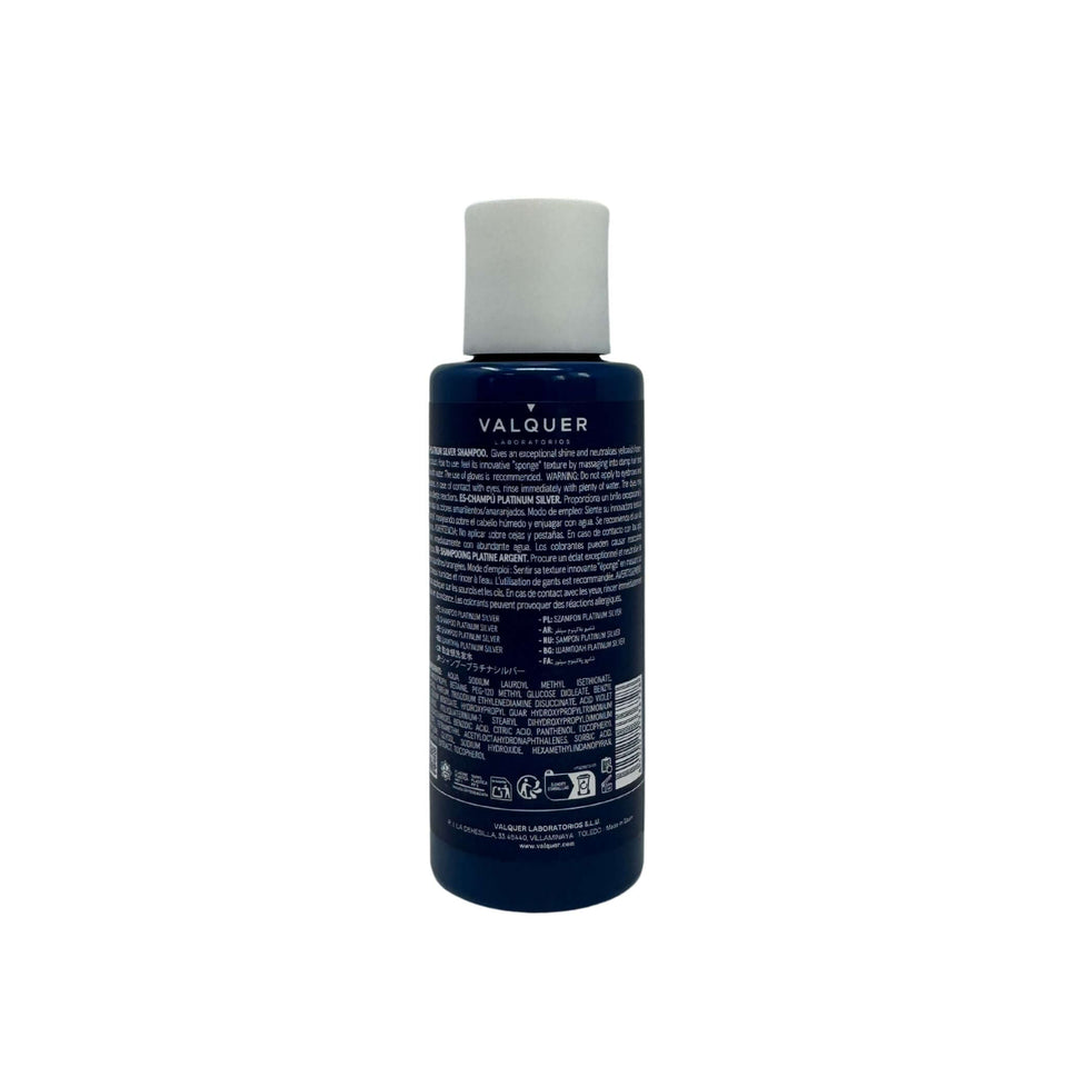 valquer laboratorios Champú Matizador 0% sin sulfatos - Silver Platinum - 75 ml Promoción por tiempo limitado