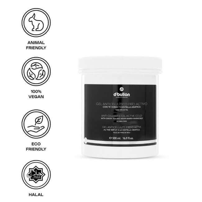 valquer laboratorios Gel anticelulítico frío activo - 500 ml Liquidación