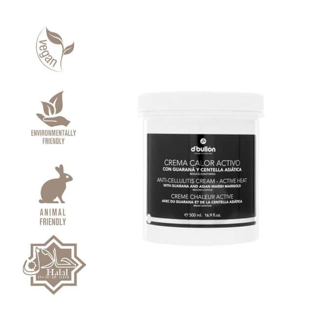 valquer laboratorios Crema corporal calor activo - 500 ml Envío internacional gratuito