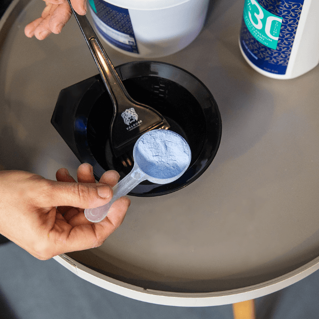 valquer laboratorios Pack decoloración capilar Polvo deco + Oxigenada 30 vol Libre de impuestos