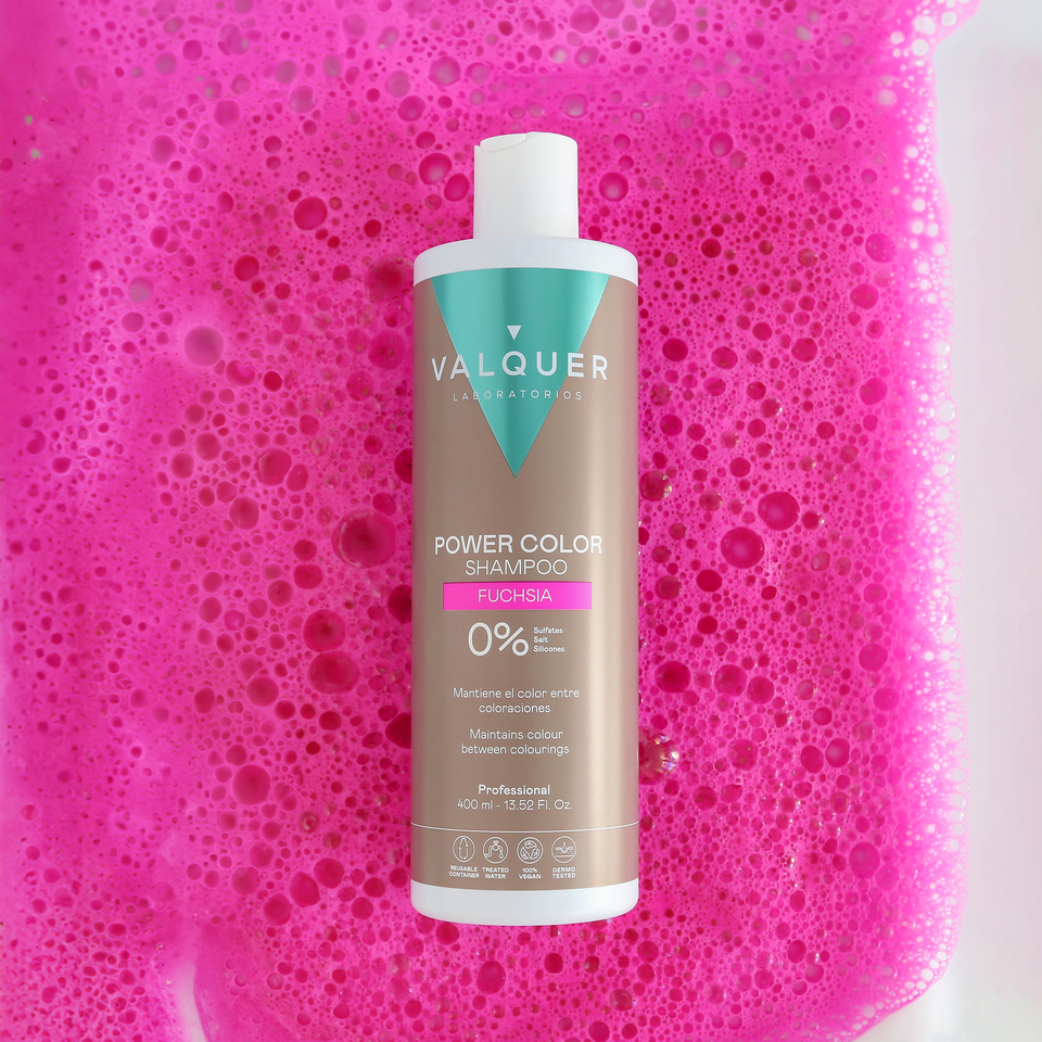 valquer laboratorios Champú color Rosa - Power Color - 400 ml Descuentos del mes