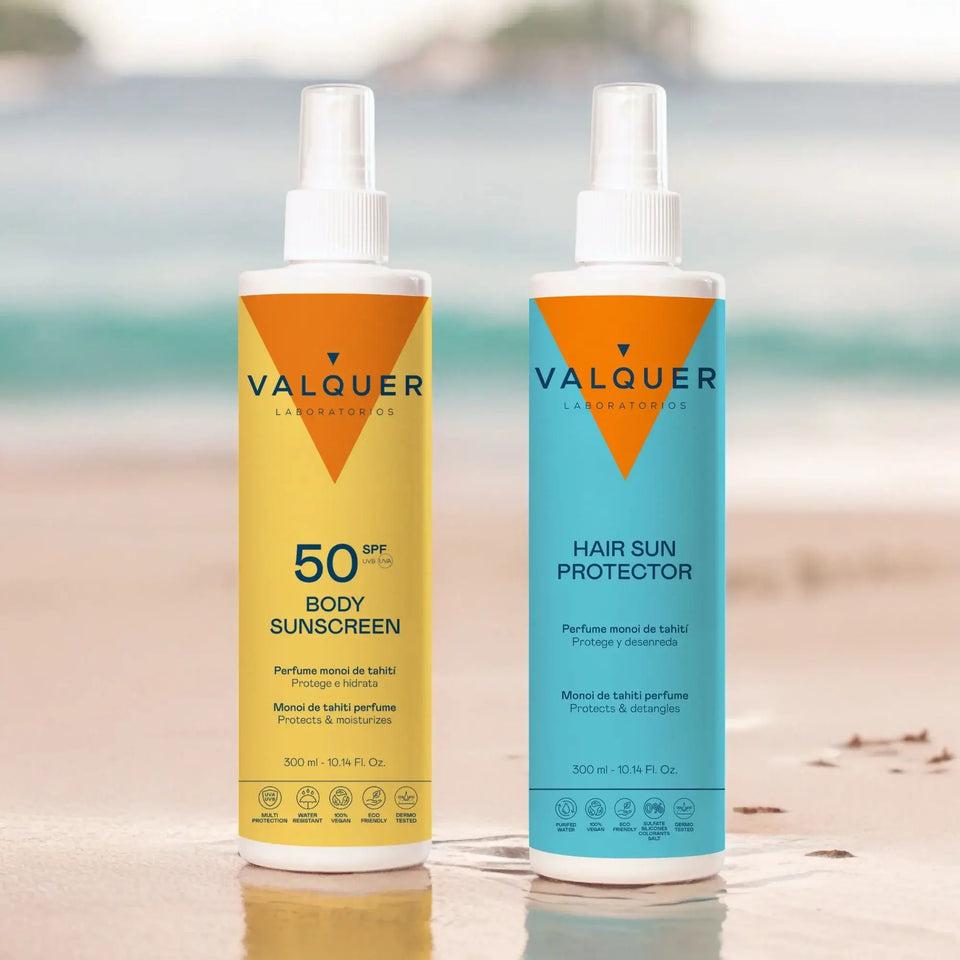 valquer laboratorios Pack Protector Solar Corporal SPF 50 y Protector Solar Capilar - 600 ml Rebajas de fábrica