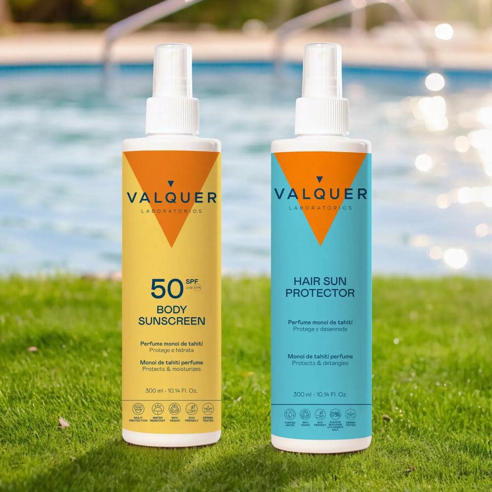 valquer laboratorios Pack Protector Solar Corporal SPF 50 y Protector Solar Capilar - 600 ml Rebajas de fábrica