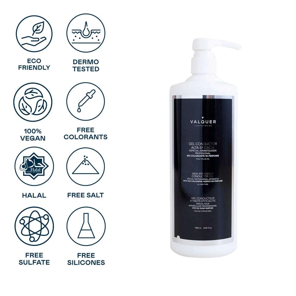valquer laboratorios Gel conductor - Facial & Corporal Tienda