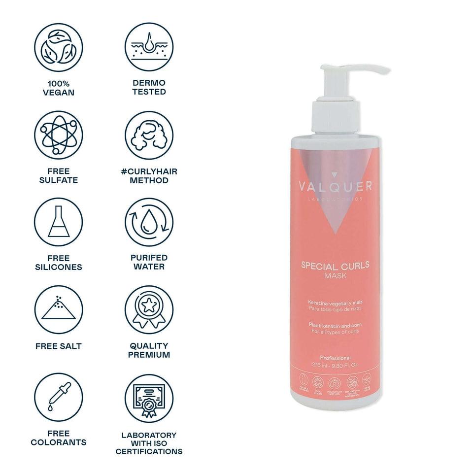 valquer laboratorios Mascarilla apto Método Curly - Especial pelo rizado Precio de fábrica