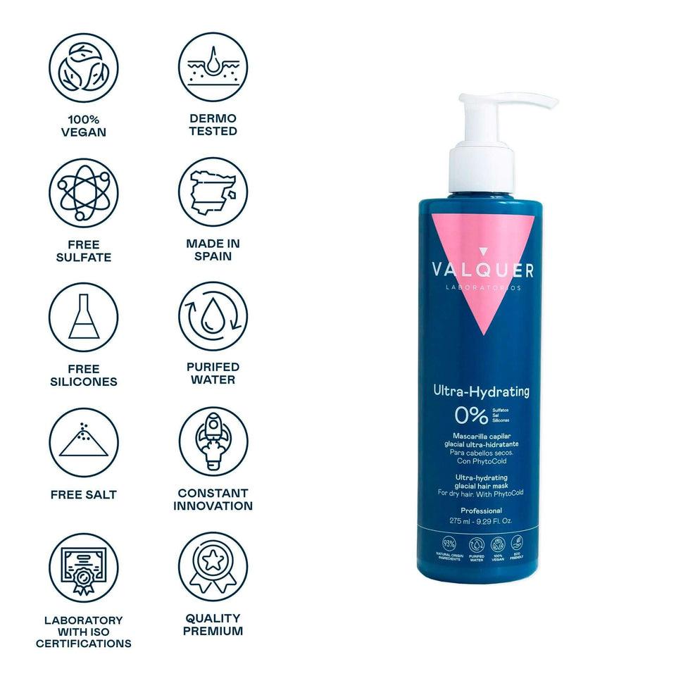 valquer laboratorios Mascarilla cabello seco - Hidratante efecto frío Promoción por tiempo limitado
