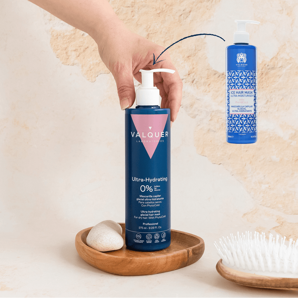 valquer laboratorios Mascarilla cabello seco - Hidratante efecto frío Promoción por tiempo limitado