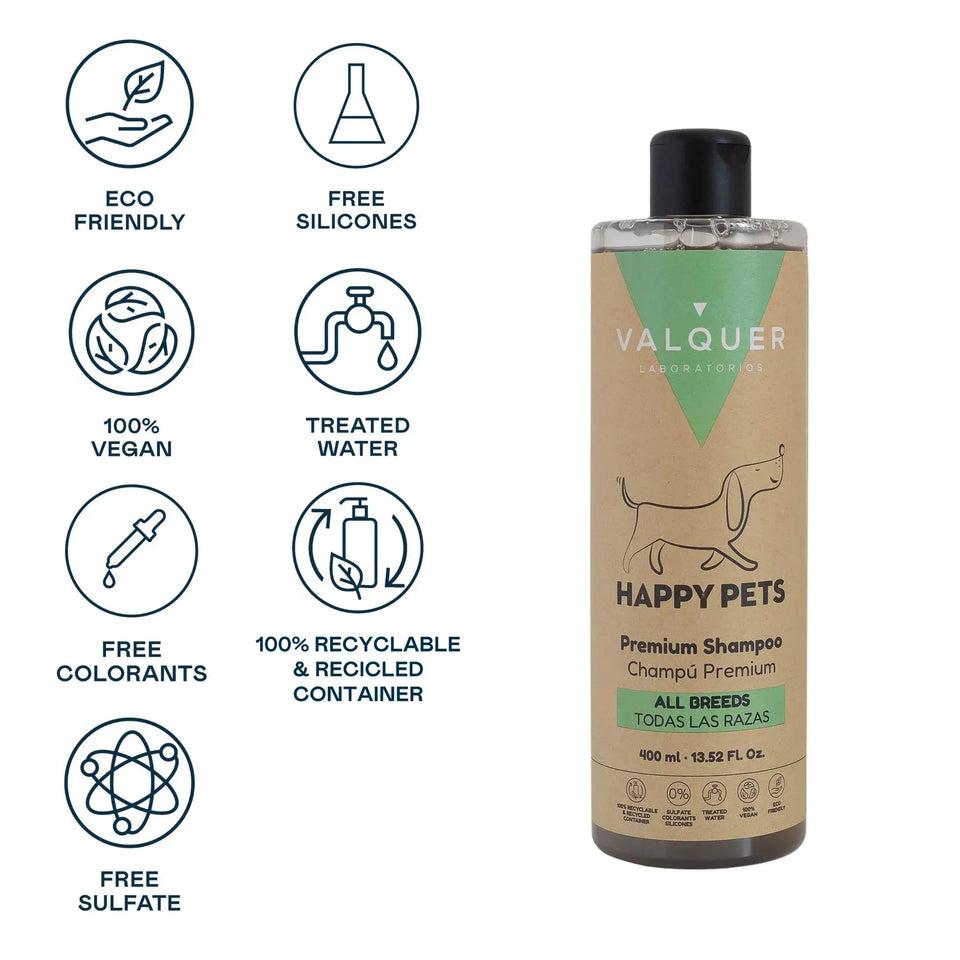 valquer laboratorios Champú Premium para Mascotas de Todas las Razas - 400 ml Limitado a 3 días