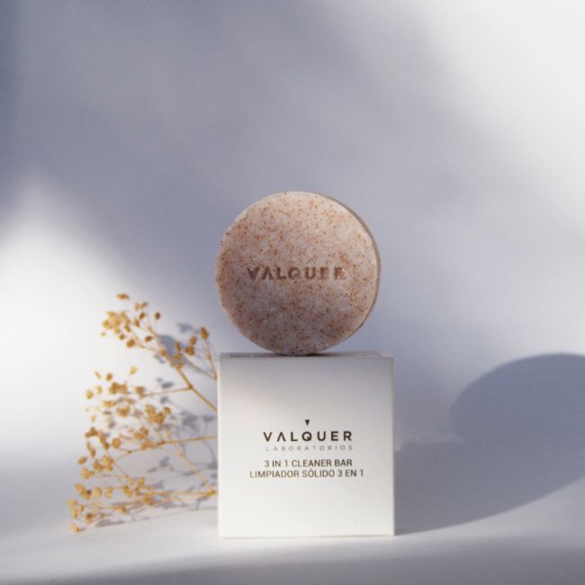 valquer laboratorios Limpiador facial sólido 3 en 1 Sugar - 50 g Libre de impuestos