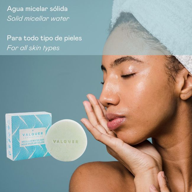 valquer laboratorios Agua micelar sólida Ice todo tipo de pieles - 50 g Descuento por venta flash
