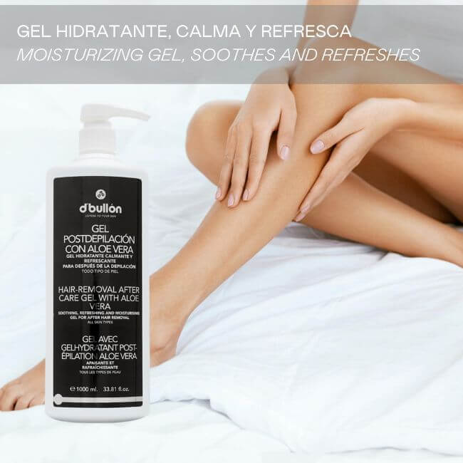 valquer laboratorios Gel postdepilación con aloe vera - 1000 ml 2025