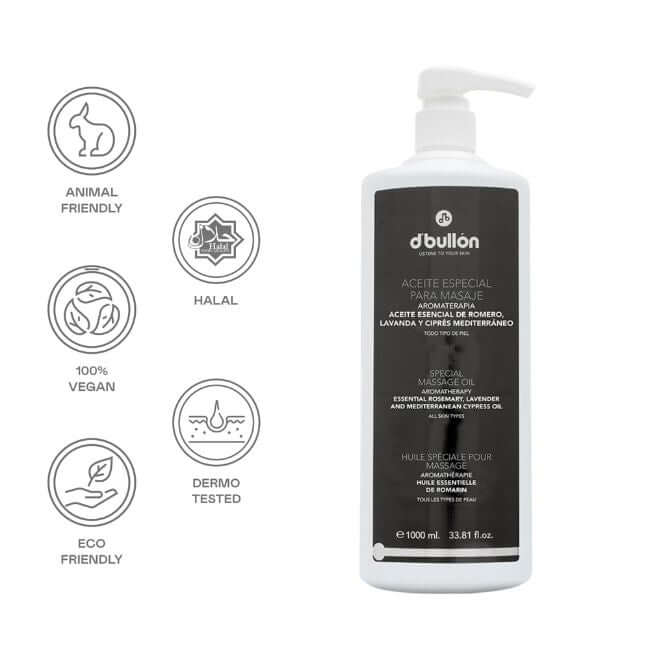 valquer laboratorios Aceite corporal especial para masaje - 1000 ml Outlet