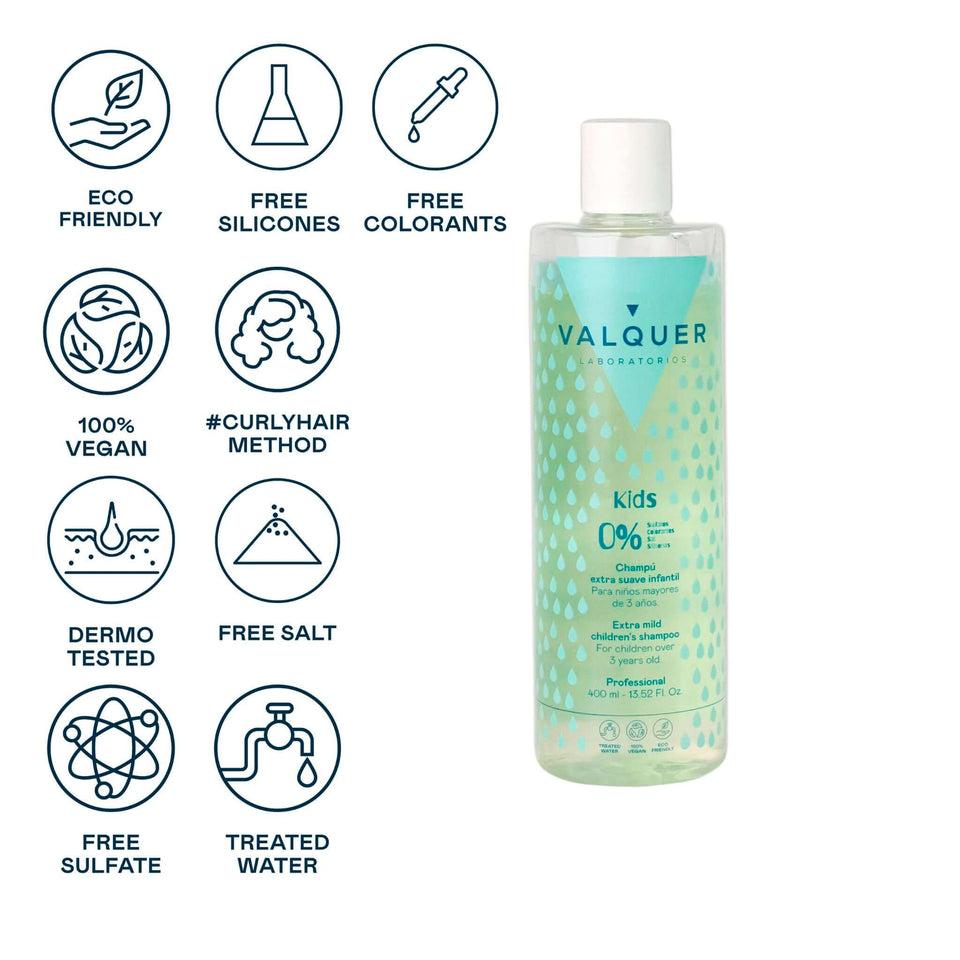 valquer laboratorios Champú para Niños (extra suave) con ingredientes naturales - 400ml Mejor oferta