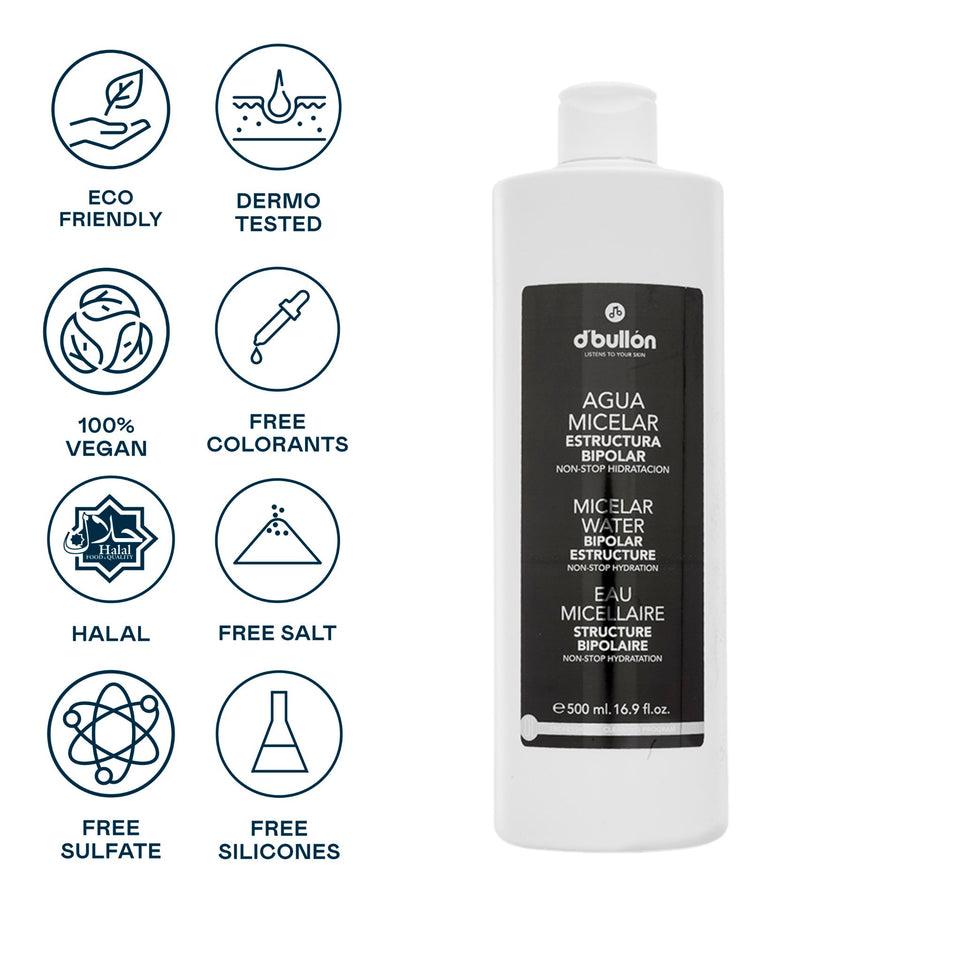 valquer laboratorios Agua micelar Bullon Estructura Bipolar - 500 ml Solo hoy