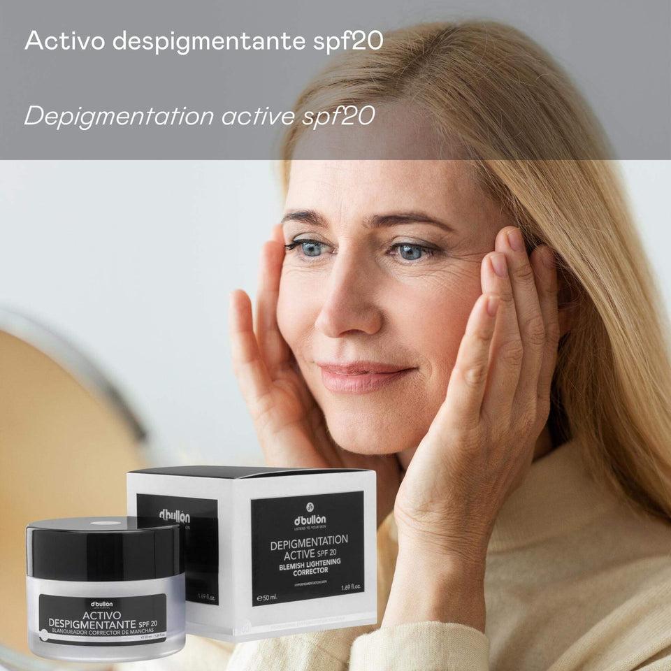 valquer laboratorios Activo facial despigmentante SPF 20 - 50 ml Liquidación