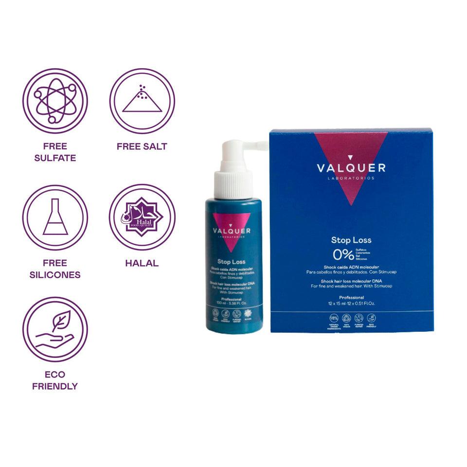 valquer laboratorios Shock caída ADN Molecular - Loción anticaída cabello En oferta