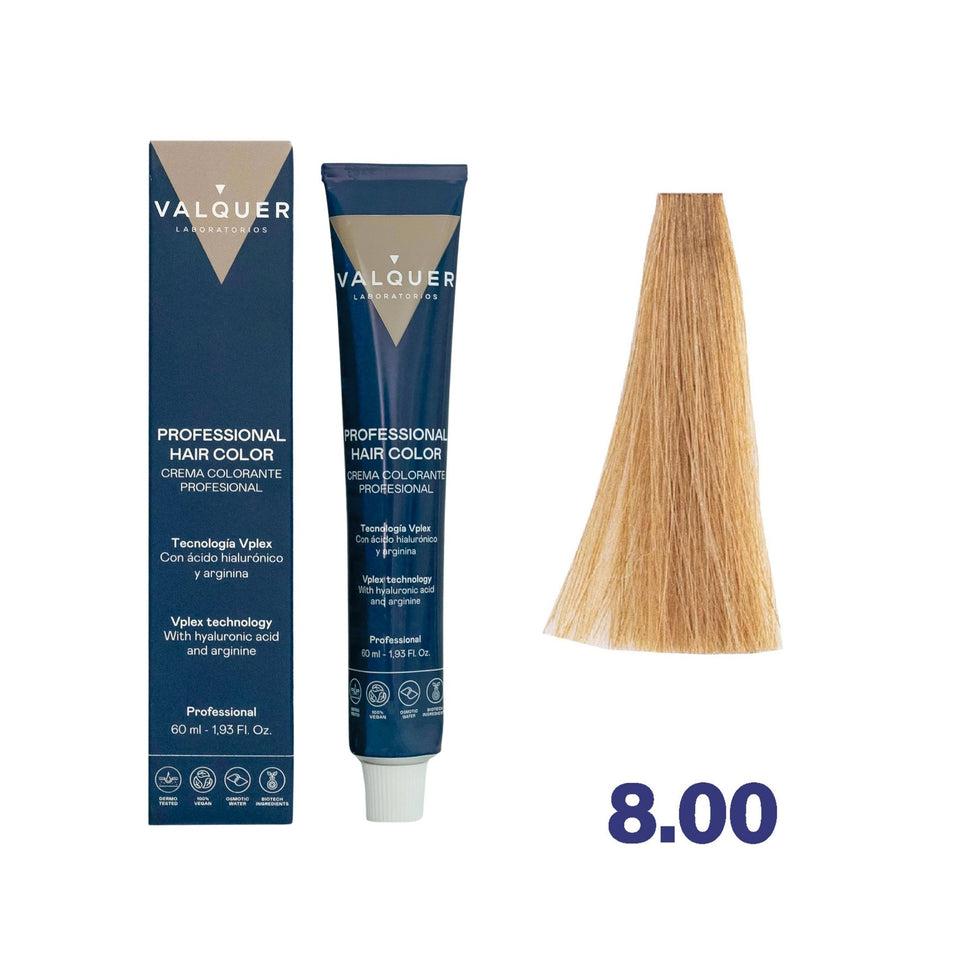 valquer laboratorios Tinte 8.00 Rubio Claro Doble Cobertura - 60 ml