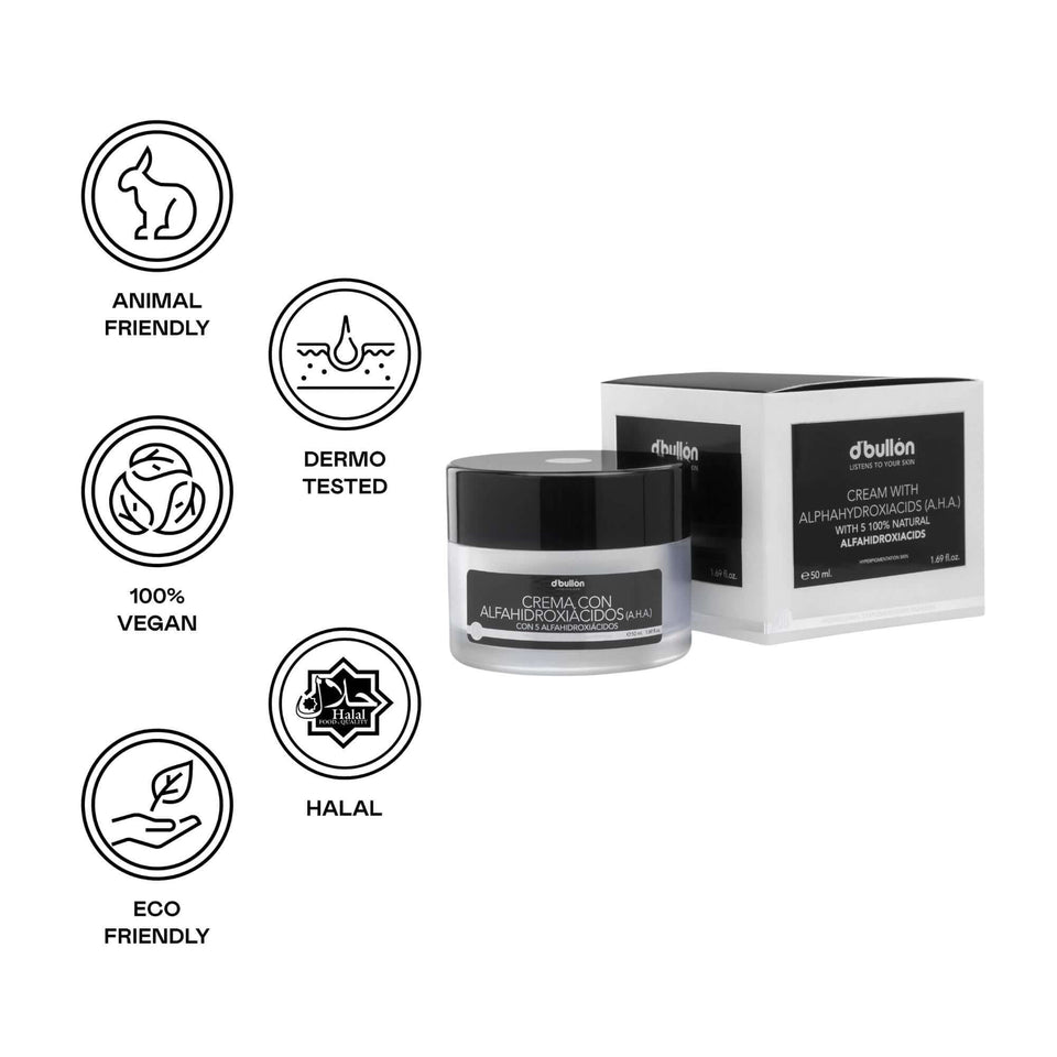 valquer laboratorios Crema facial con alfahidroxiácidos (AHA) - 50 ml Precio ultrabajo