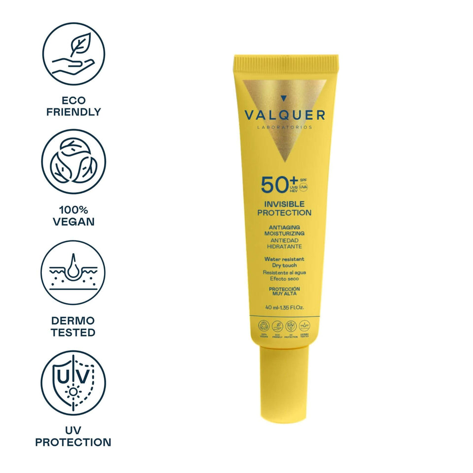 valquer laboratorios Sérum Facial Invisible Protection SPF 50+ Antiedad e Hidratante - 40 ml 2025