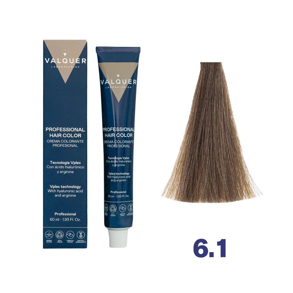 valquer laboratorios Tinte 6.1 Rubio Oscuro Ceniza - 60 ml Rebajas baratas