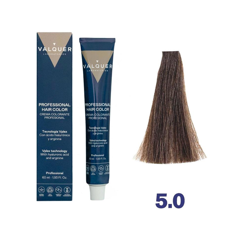 valquer laboratorios Tinte 5.0 Castaño Claro - 60 ml