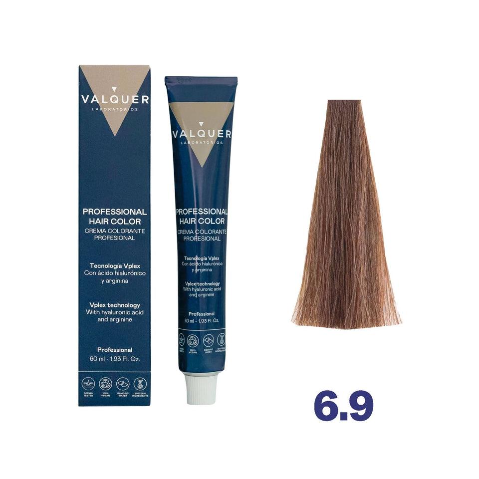valquer laboratorios Tinte 6.9 Rubio Oscuro Marron - 60 ml Ahorra y exporta