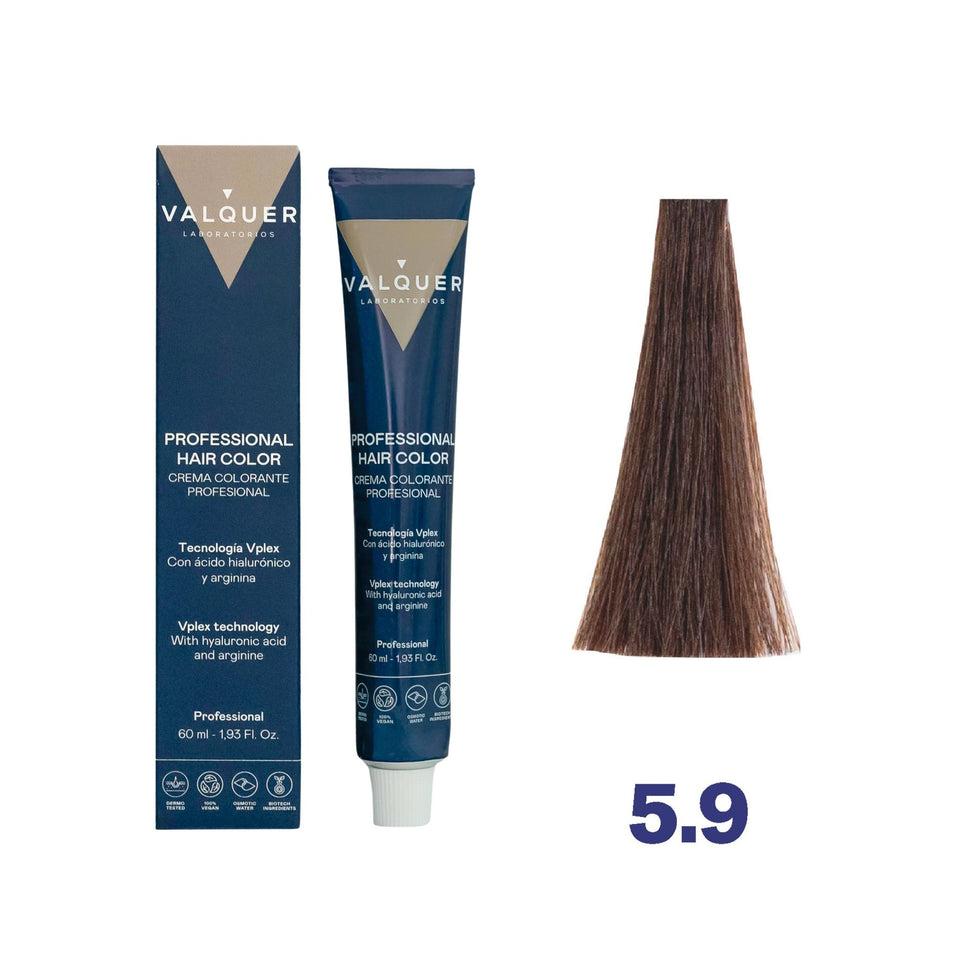 valquer laboratorios Tinte 5.9 Castaño Claro Marron - 60 ml