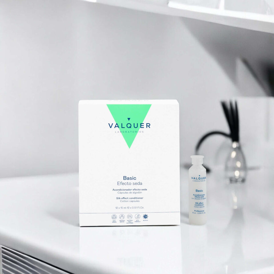 valquer laboratorios Acondicionador capilar efecto seda - 12x15 ml Libre de impuestos