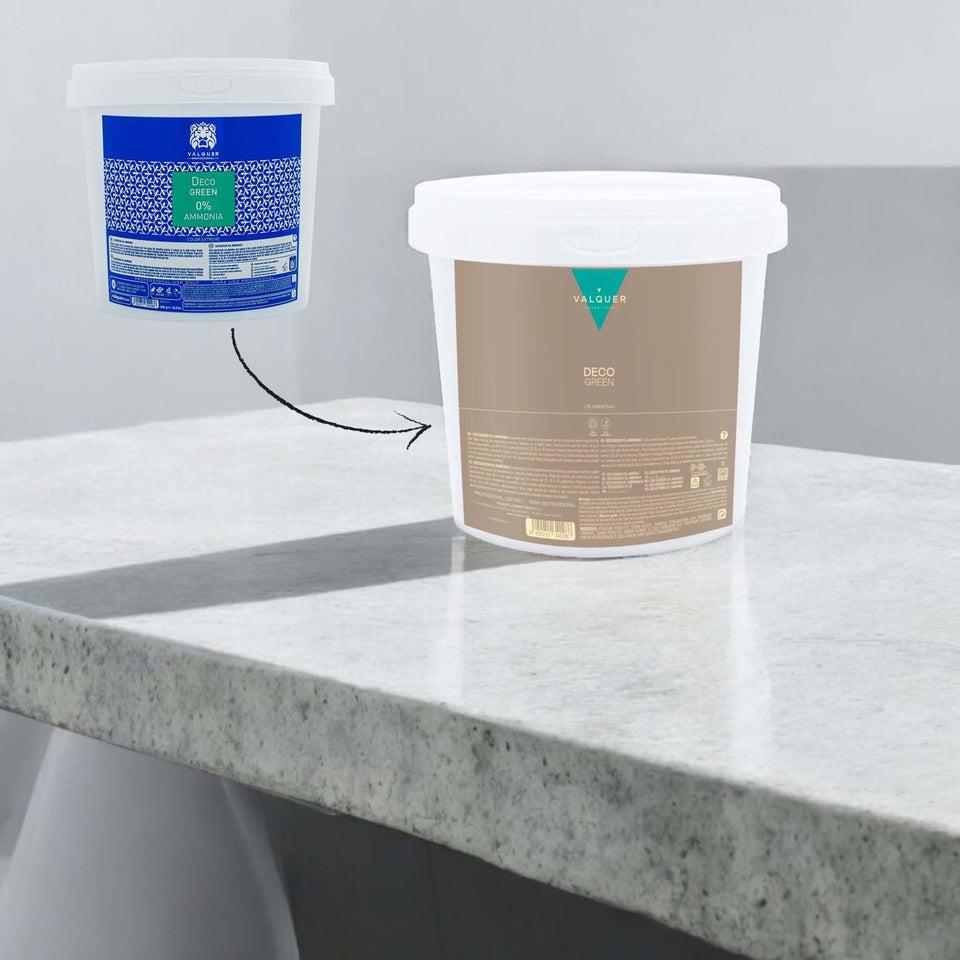 valquer laboratorios Decolorante SIN amoniaco - Polvos Decogreen 0% - 1000 g Rebajas de fin de temporada