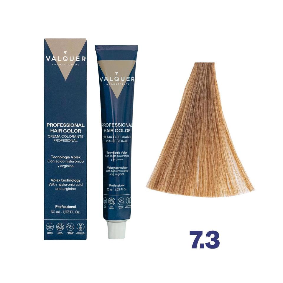 valquer laboratorios Tinte 7.3 Rubio Medio Dorado - 60 ml