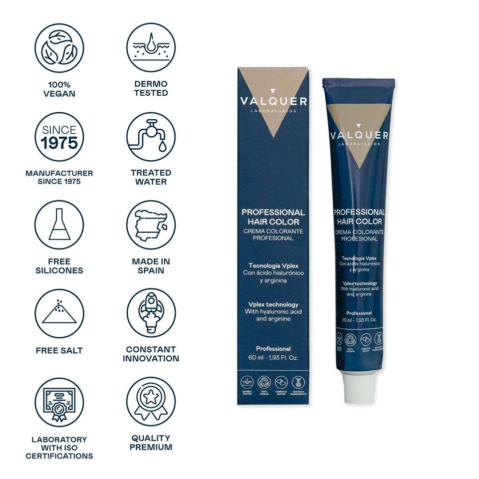 valquer laboratorios Tinte 8.0W Rubio Claro Cálido - 60 ml Ofertas