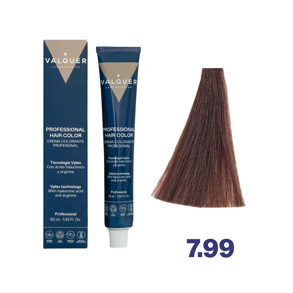 valquer laboratorios Tinte 7.99 Rubio Medio Marron Intenso - 60 ml