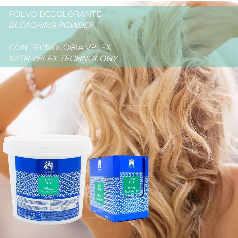 valquer laboratorios Decoblue Vplex Tecnology Polvos decolorantes Ventas relámpago