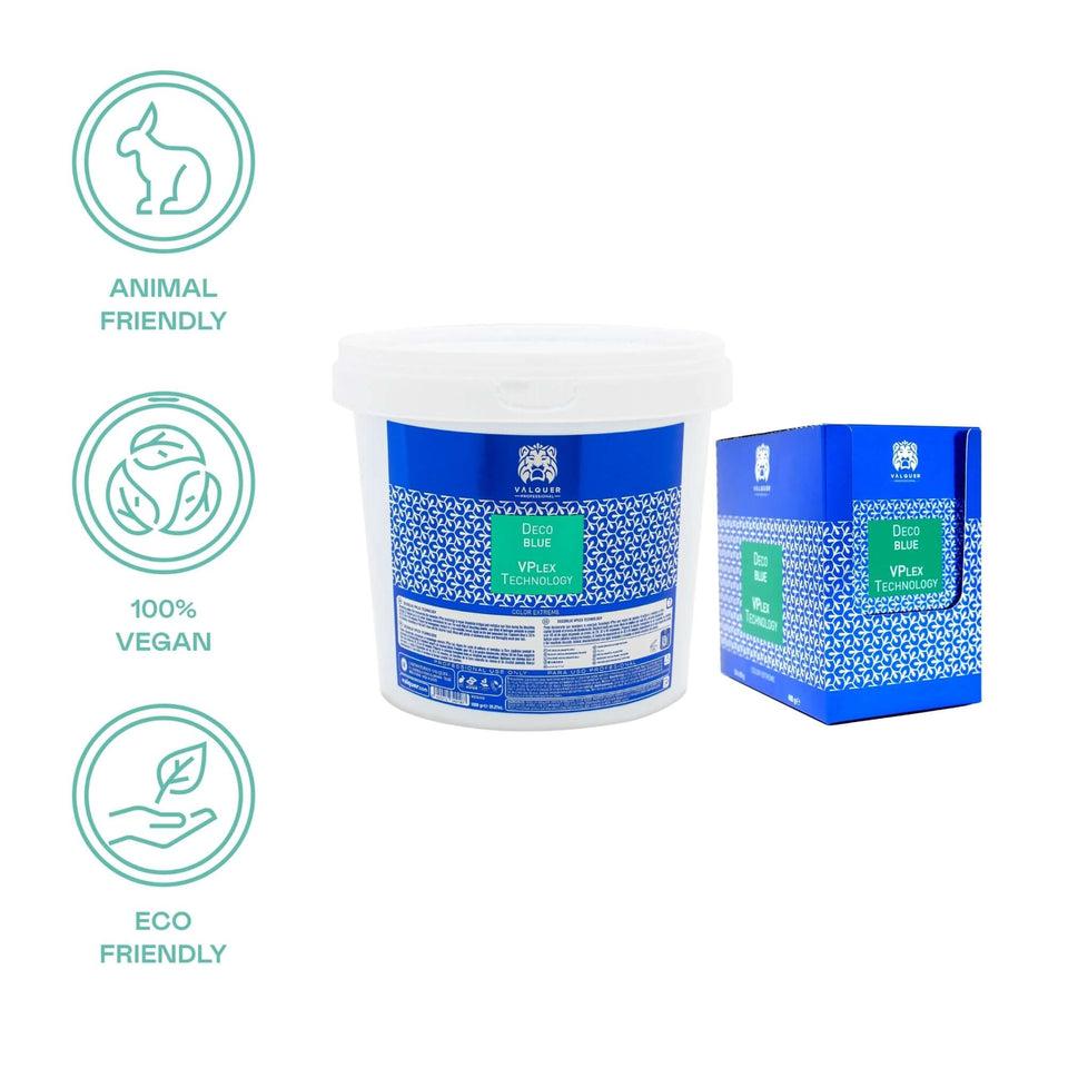 valquer laboratorios Decoblue Vplex Tecnology Polvos decolorantes Ventas relámpago