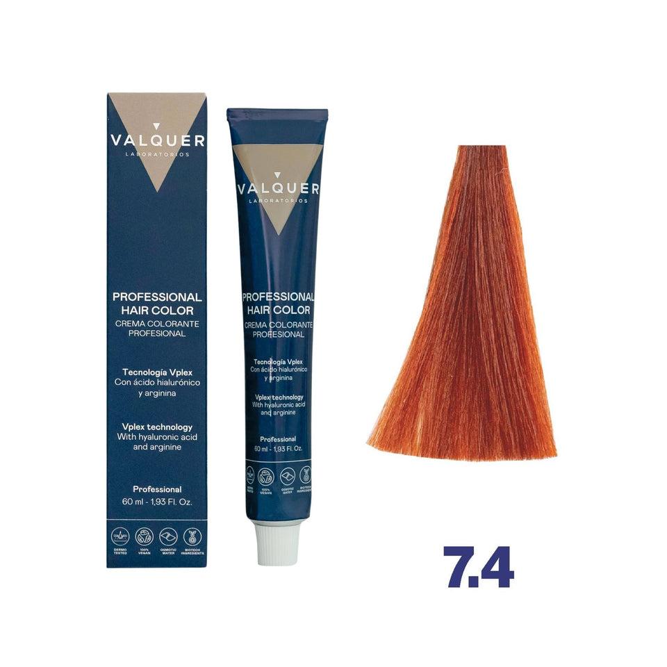 valquer laboratorios Tinte 7.4 Rubio Medio Cobrizo - 60 ml Rebajas top