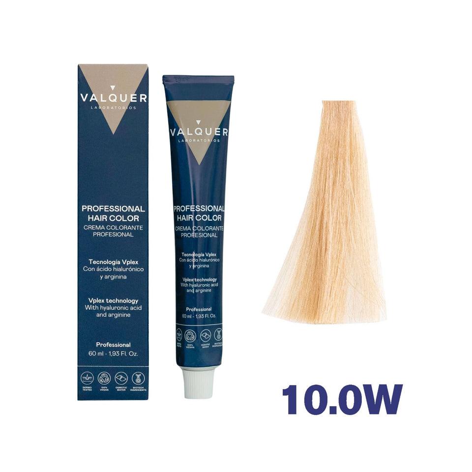 valquer laboratorios Tinte 10.0W Rubio Platino Cálido - 60 ml Promoción por tiempo limitado