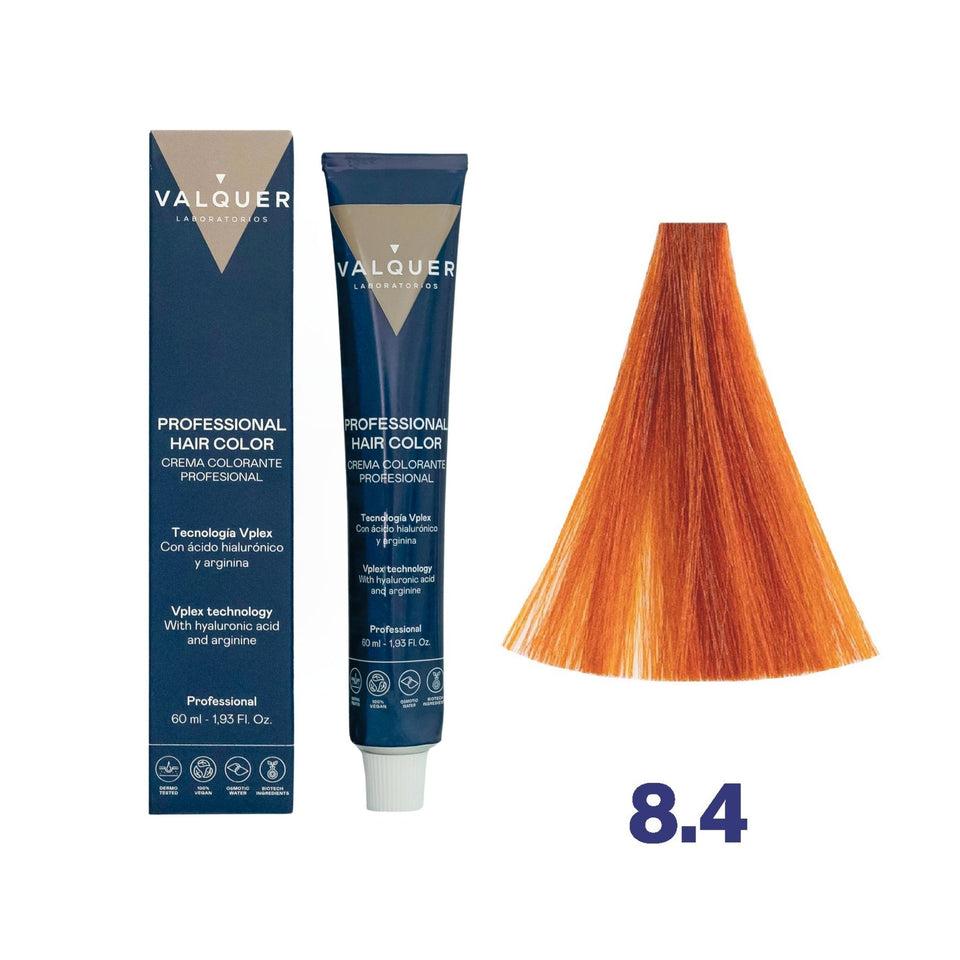 valquer laboratorios Tinte 8.4 Rubio Claro Cobrizo - 60 ml