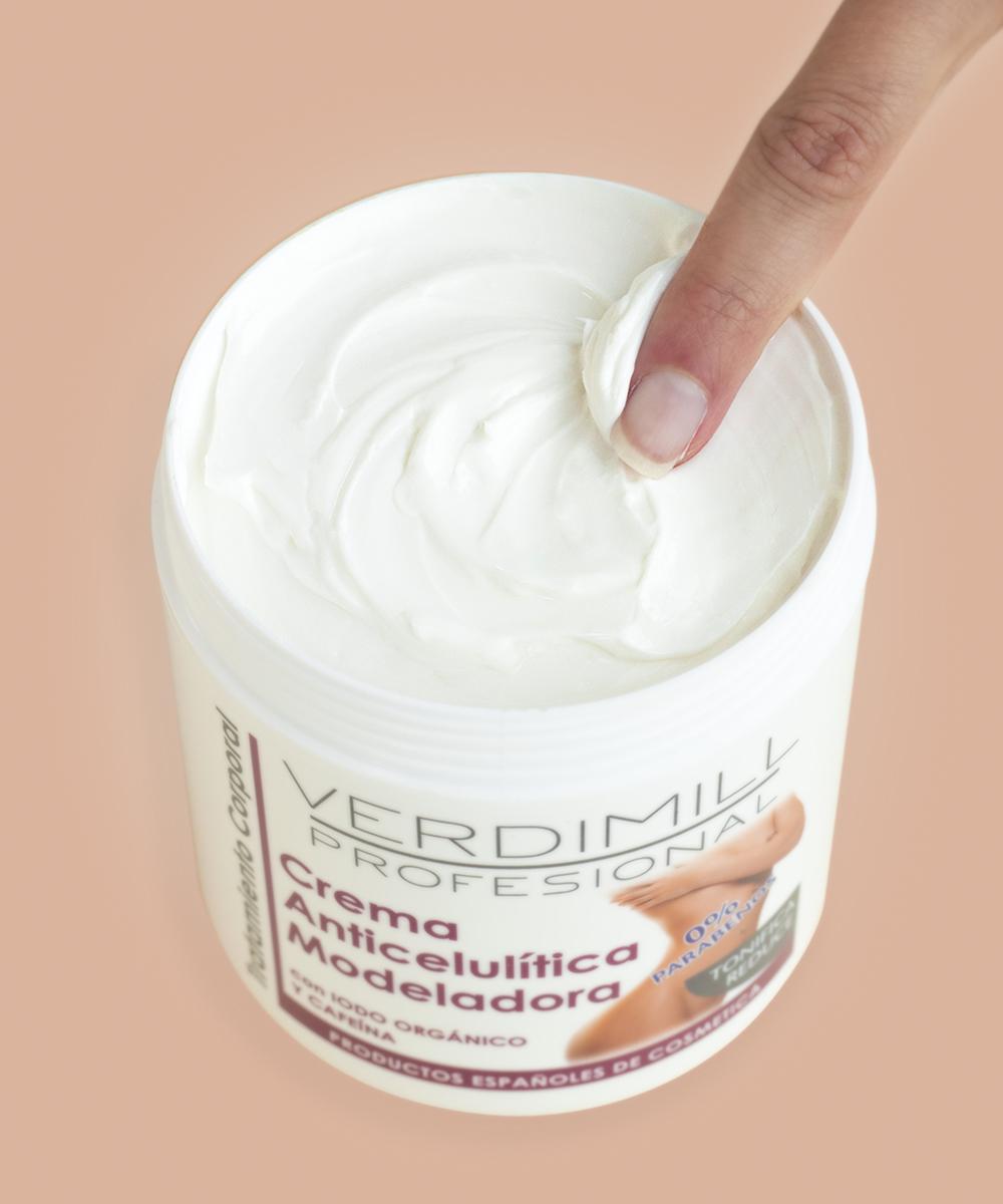verdimill CREMA ANTICELULÍTICA MODELADORA- Con iodo orgánico y cafeína (500ml) Oferta especial