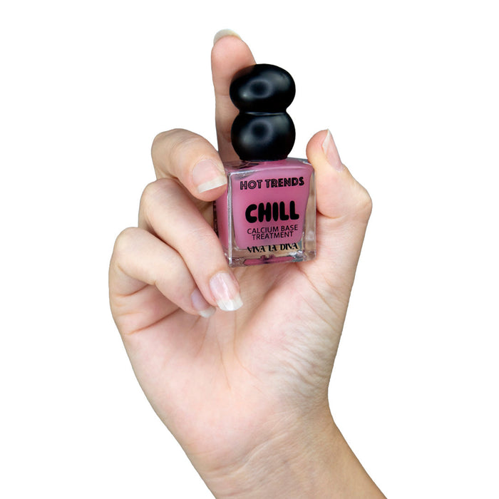 viva la diva Hot Trends Chill Calcium Nail Polish Base Coat Oferta especial