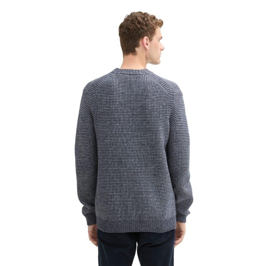 wala Jerseys Tom tailor Cosy Structured Crewneck Knit Flat Knit Tops Ventas relámpago