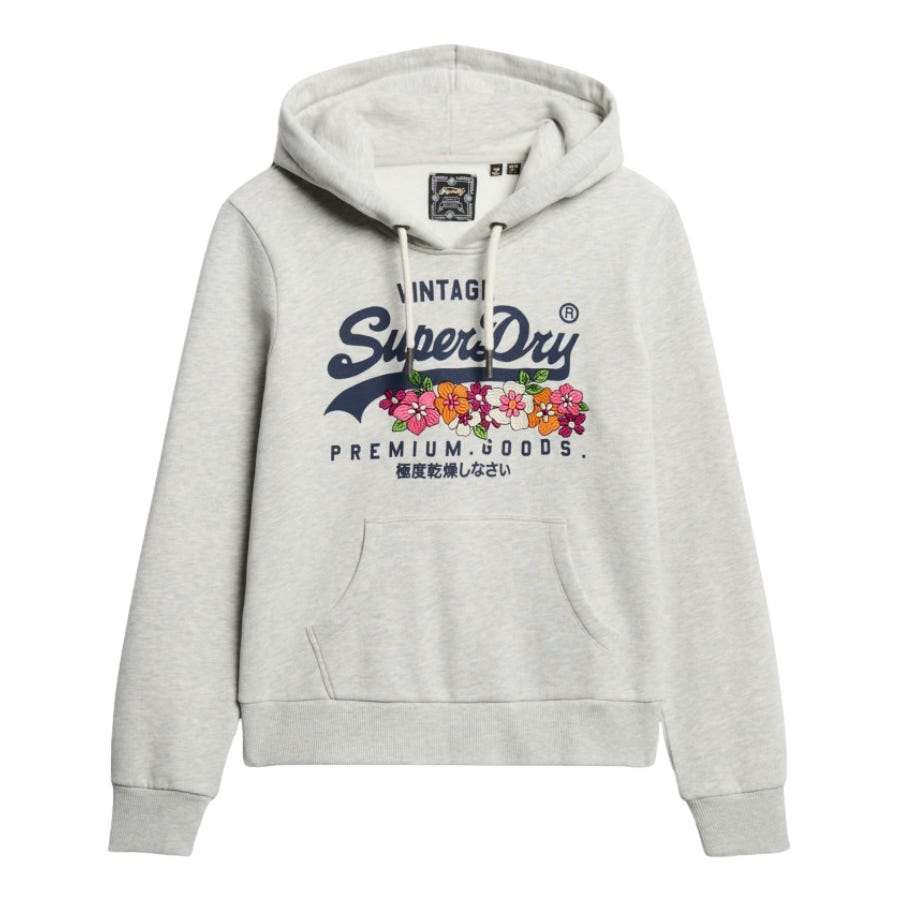 wala Sudaderas Superdry Vintage VL Prem G Floral Hood Tienda de fábrica