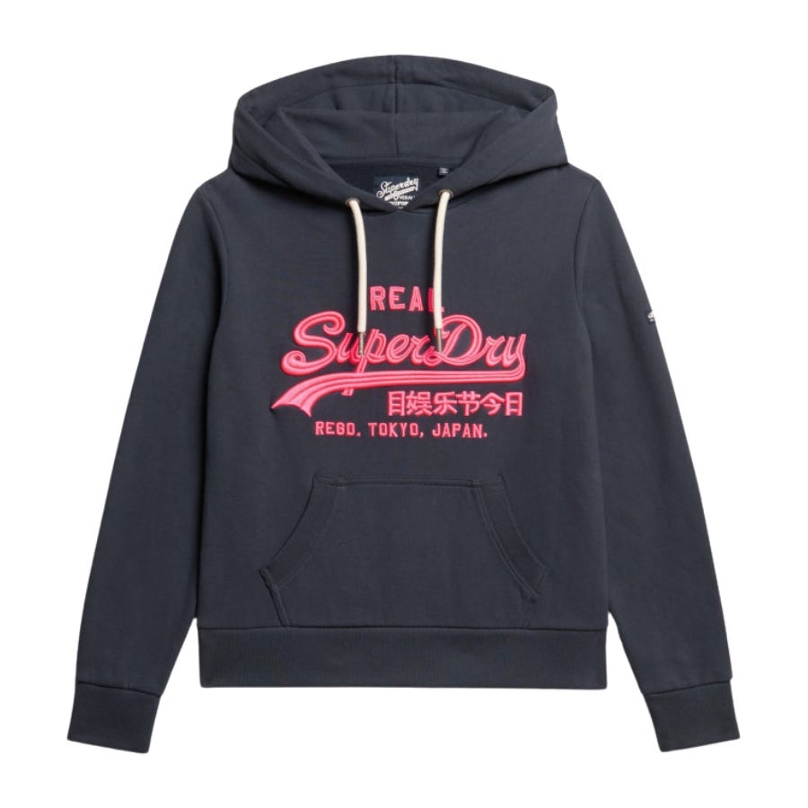 wala Sudaderas Superdry Neon VL Emb Graphic Hoodie Limitado a 3 días