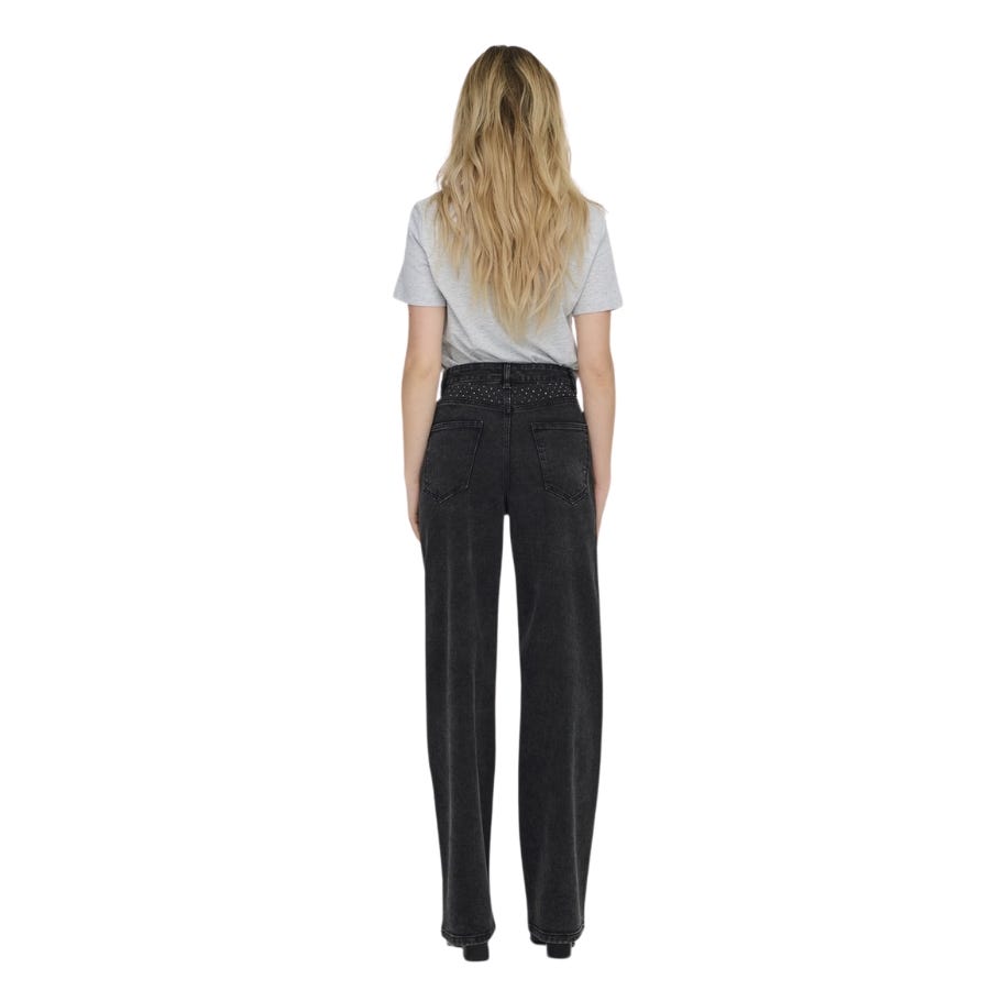 wala Pantalones tejanos Only Onlhope Rhinestone Hw Wide Dnm Bj Promoción trimestral