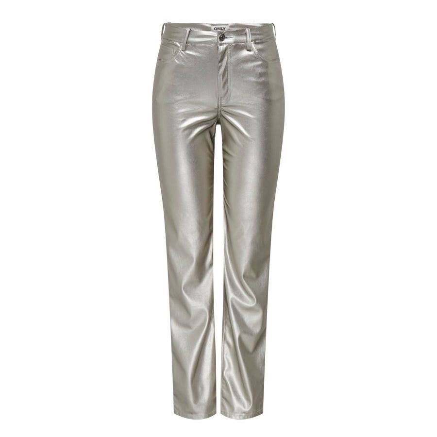 wala Pantalones largos Only Onlemily-Elyna Hw Metal Long Straigh Pnt