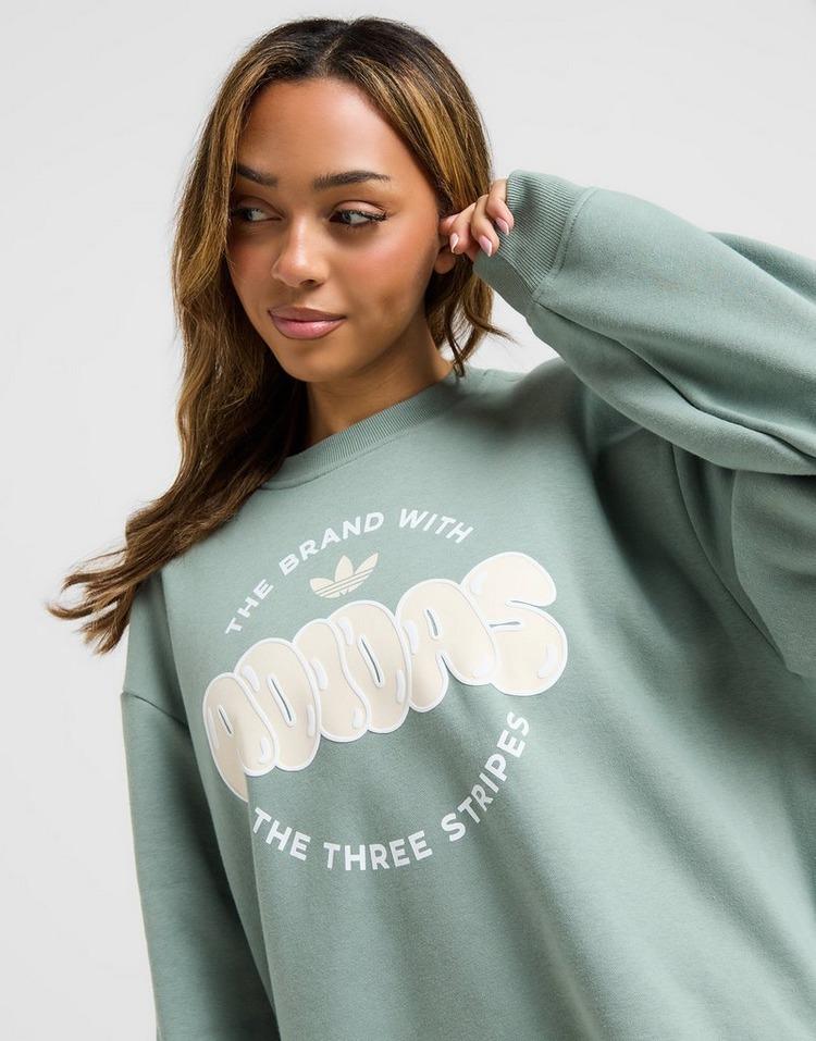 JD Sports adidas Originals Sudadera Circle Graphic Crew COMPRAR AHORA