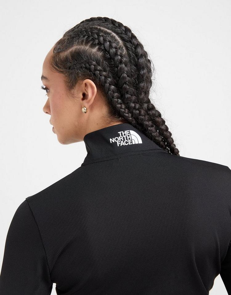 JD Sports The North Face Camiseta de manga larga Rib Zip Rebajas de fin de temporada