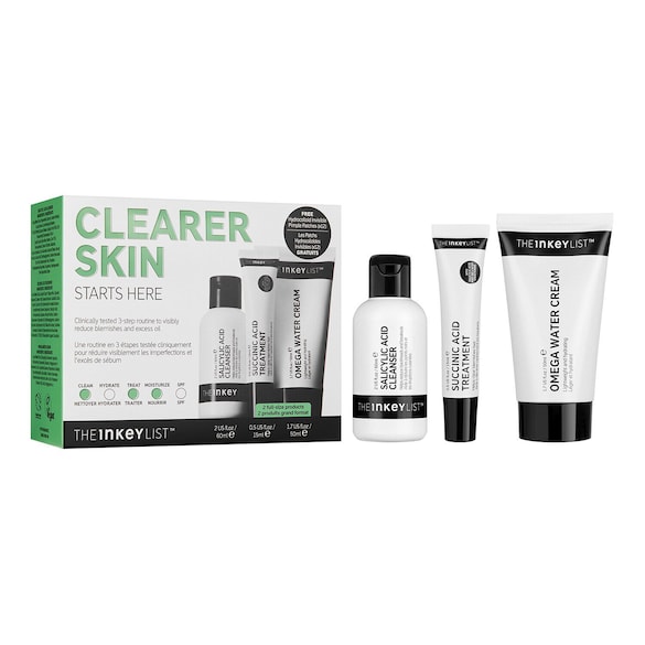The Inkey List Clearer Skin Starts Here - Estuche Tratamiento Antimperfecciones