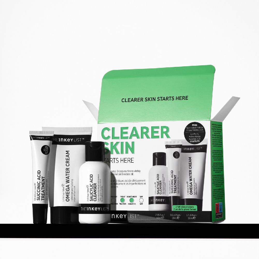 The Inkey List Clearer Skin Starts Here - Estuche Tratamiento Antimperfecciones Ofertas especiales